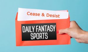 A picture of a cease-and-desist letter for a story about Missouri cracking down on certain DFS operators.