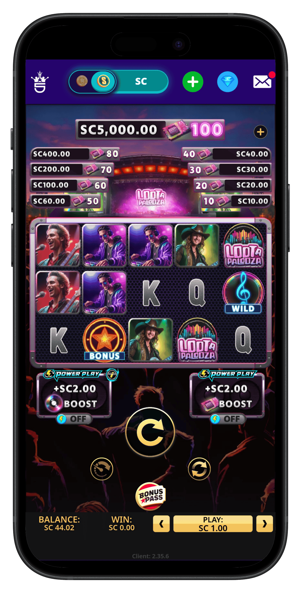Lootapalooza-Slot-Screenshot-High-5-Casino