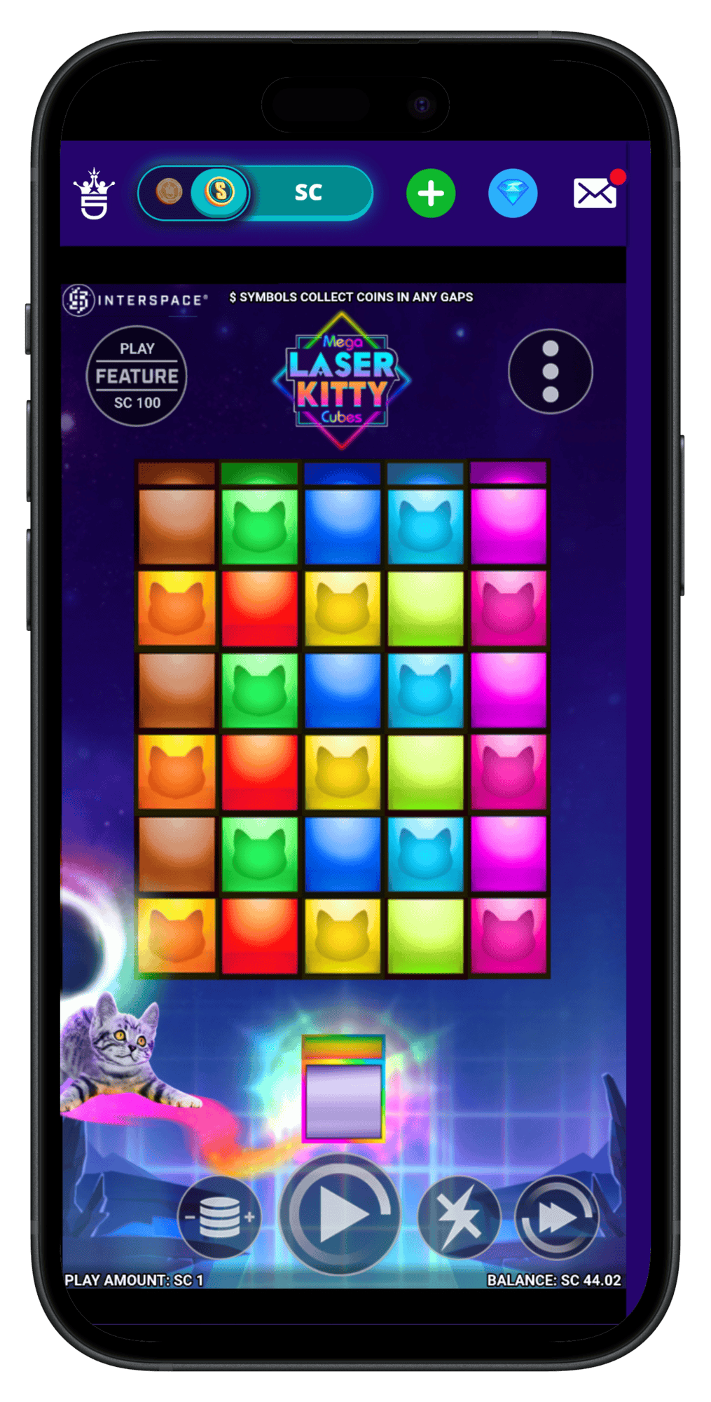 Mega-Laser-Kitty-Cubes-High-5-Casino-Screenshot