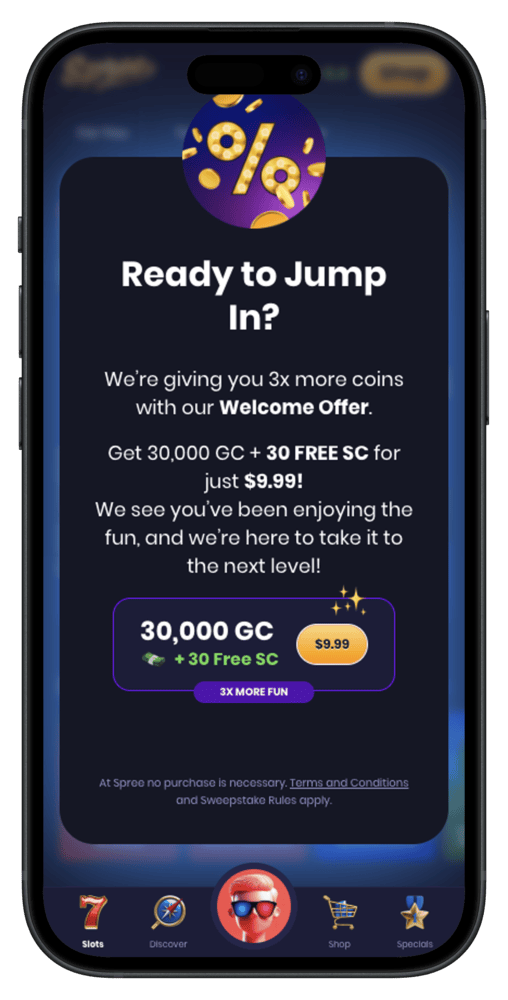 Spree-welcome-offer-screenshot