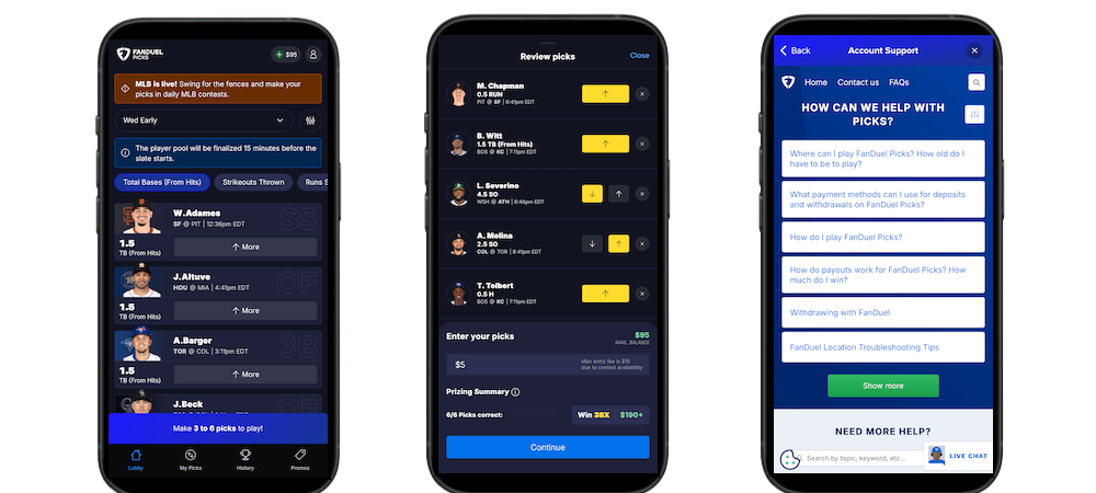 FanDuel Picks screenshots