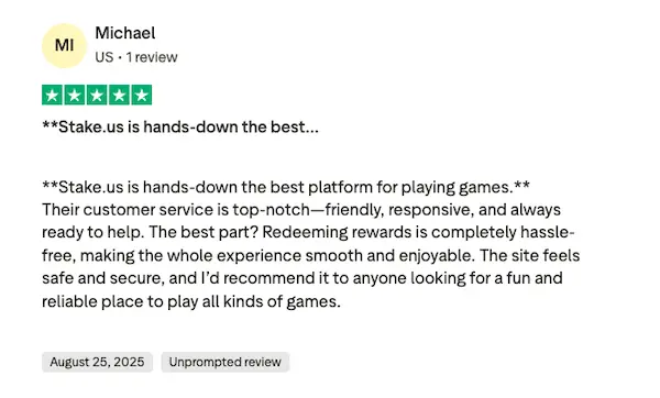 Stake.us review