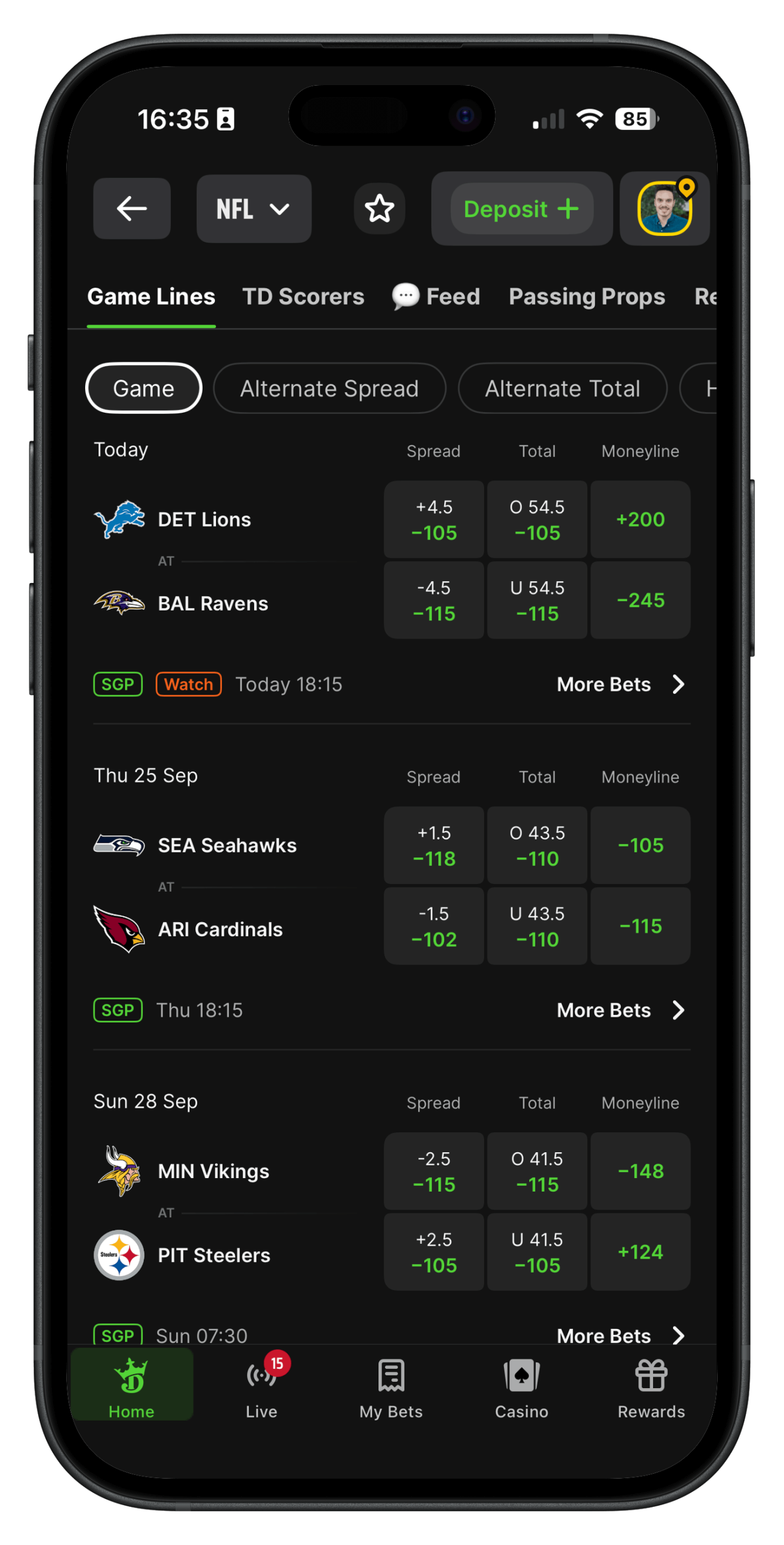 Draftkings-sportsbook-phone
