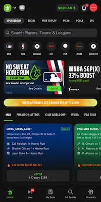 DraftKings Sportsbook app