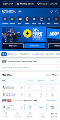 FanDuel Sportsbook app