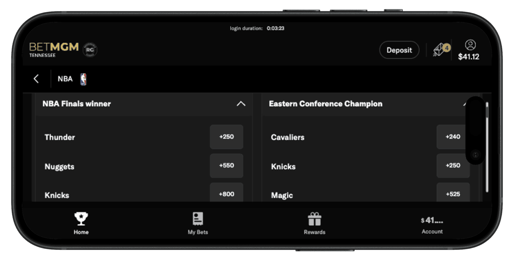 BetMGM-sportsbook-NBA-finals-futures-landscape