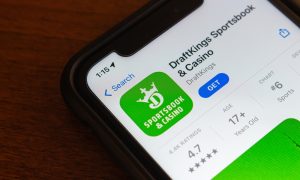 DraftKings Sportsbook app display