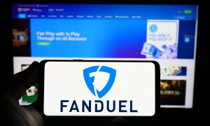 FanDuel Sportsbook phone screen logo