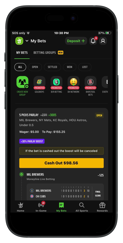 Royals SGP Bet
