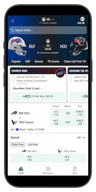 Caesars Sportsbook app