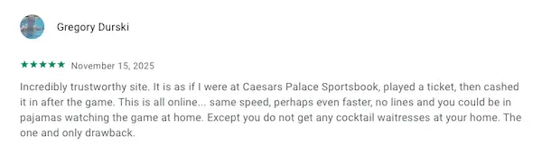 Caesars Sportsbook app review