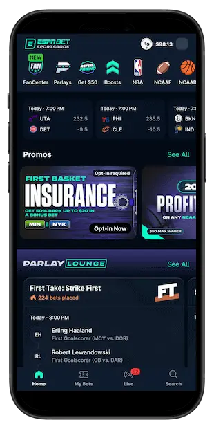 ESPN Bet app