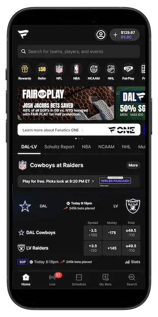 Fanatics Sportsbook app