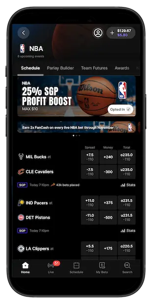 Fanatics Sportsbook app