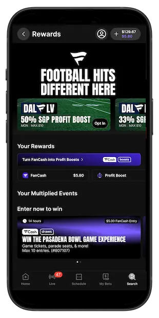 Fanatics Sportsbook app