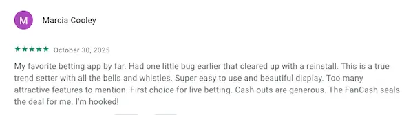 Fanatics Sportsbook customer review